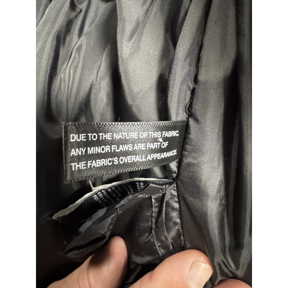 SAM. New York Women's‎ Glossy White Puffer Parka Hooded Fur Trim Size M Vintage - Picture 12 of 14